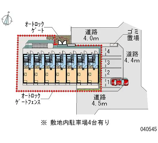 松戸市松飛台 月極駐車場